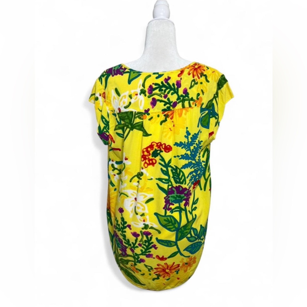 Jams World Vibrant Yellow Floral Tee - Picture 2 of 5